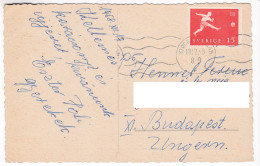 B165 Sweden 1958 World Football Championship Stamp Mi 438 On Postcard - 1958 – Suède