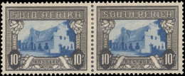 South Africa 1933-48 10sh Blue And Sepia Lightly Mounted Mint. - Neufs
