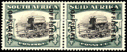 South Africa 1940 5/- Official 18-19mm Opt Mint Lightly Hinged. - Neufs