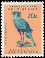 South Africa 1972-74 20c Secretary Bird Unmounted Mint. - Nuevos