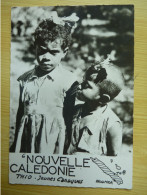 CPSM NOUVELLE CALEDONIE THIO JEUNES ENFANTS CANAQUES - Nouvelle Calédonie