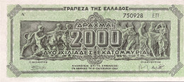 Greece 2.000.000.000 Drachmai, P-133b (1944) - UNC - Grèce