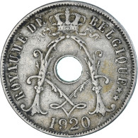 Monnaie, Belgique, 25 Centimes, 1920 - 25 Cents