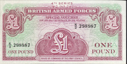 Great Britain 1 Pound, P-M36 (ND) - UNC - Fuerzas Armadas Británicas & Recibos Especiales