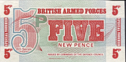 Great Britain 5 New Pence, P-M44 (1972) - UNC - British Armed Forces & Special Vouchers