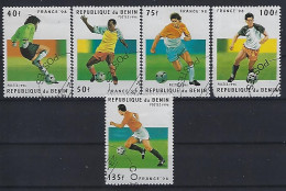 Benin 1996  Football World Cup, France (o) Mi.771-776 - Bénin – Dahomey (1960-...)