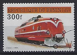 Benin 1997  Locomotives (o) Mi.916 - Bénin – Dahomey (1960-...)