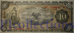 MEXICO 10 PESOS 1914 PICK S1107a UNC - Mexique