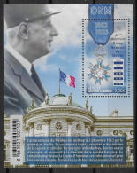 2023 Saint Pierre Et Miquelon N°     Nf** MNH. Ordre National Du Mérite. - Blocs-feuillets