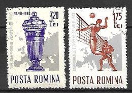 ROUMANIE    -   1963  .  VOLLEY-BALL   -  Oblitérés - Volleyball