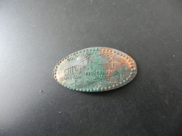 Jeton Token - Elongated Cent - USA - San Francisco - Golden Gate Bridge - Cable Car - Fishermans Wharf - Souvenir-Medaille (elongated Coins)