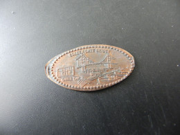 Jeton Token - Elongated Cent - USA - San Francisco - Golden Gate Bridge - Cable Car - Fishermans Wharf - Elongated Coins