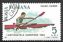 ROUMANIE    -    CANOE  /  KAYAK   -  Oblitéré - Canoe