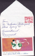 Sweden God Jul Och Gott Nytt År Card & 'Petite' 1971 Cover Brief Jenny Nyström  St. Nikolaus Mit Schlitten (Cz. Slania) - Lettres & Documents