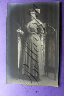 Carte Postale Fotokaart Studio Foto Atelier Photo VERBEECK & Co Antwerpen Link Céline Dael  1904-0914 Couture - Ancianas (antes De 1900)