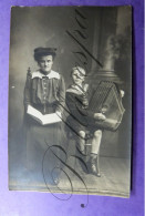 Carte Postale Fotokaart Studio Foto Atelier Photo  Link Céline Dael  1917-18 Couture Music Harp - Oud (voor 1900)