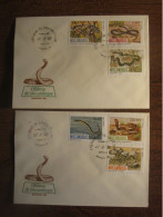 1982 MOZAMBIQUE SNAKES FDC COVERS - Serpents