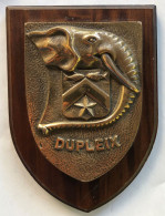 Bateau Marine Nationale Frégate DUPLEIX Tape De Bouche En Bronze - éléphant - FIA LYON - Barche