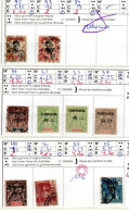 Tchong-King  Lot De 34 Timbres Neufs Et Oblitérés, Cote 108 Euros, Voir Le Scan. - Neufs