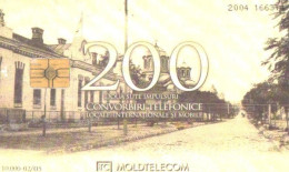 Moldova:Used Phonecard, Moldtelecom, 200 Impulses, Chisinau, Sinadinovski Street - Moldawien (Moldau)