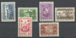 Belgique - Belgium - Belgien Poste Aérienne 1958 Y&T N°PA30 à 35 - Michel N°F1210 à 1215 *** - Exposition Universelle - Mint