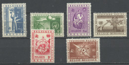 Belgique - Belgium - Belgien Poste Aérienne 1958 Y&T N°PA30 à 35 - Michel N°F1210 à 1215 *** - Exposition Universelle - Ungebraucht