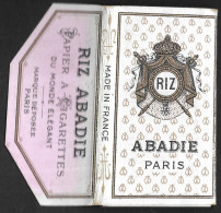 Papier à Cigarettes RIZ ABADIE N° 170 - Carnet Complet - Autres & Non Classés