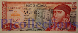 MEXICO 20 PESOS 1972 PICK 64a AU - Mexique