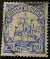 ILES MARSHALL.1901.Colonie Allemande.MICHEL N° 16.OBLITERE.23F131 - Marshall-Inseln
