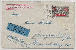 HELVETIA SUISSE 1931 Lettre BERNE Par Avion > Allemagne KEIN FLUGANSCHLUSS PAS DE COMMUNICATIONS AERIENNES - Briefe U. Dokumente