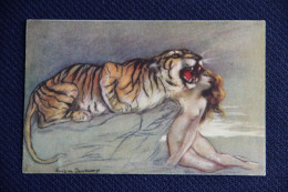 ZANDRINO : Femme Au Tigre - Zandrino