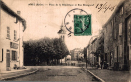 J2506 - ANSE - D69 - Place De La République Et Rue Bourgneuf - Anse