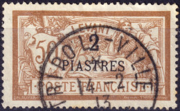 LEVANT FRANÇAIS - 1913 - TàD Type 1904 "TRIPOLI-VILLE / SYRIE" (indice 16) Sur Yv.20 2Pi/50cr Merson Obl. TB - Oblitérés