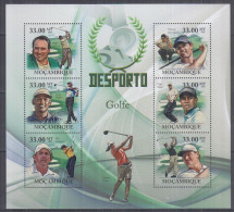 G13. Mozambique MNH 2010 Sports - Golf - Golf