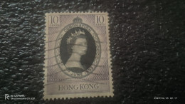 HONG KONG-1953          10C   .   USED - Oblitérés