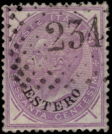 Italian PO's In Turkish Empire 1874 60c Lilac Fine Used. - Algemene Uitgaven