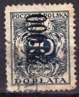 R3908 - POLOGNE POLAND TAXE Yv N°63 - Segnatasse