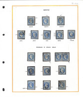 VARIETE - Planche De 17 Ex Du N° 29 - Dont Poutre , Corne , Abeilles Etc.. ( Voir Scan) - Sammlungen