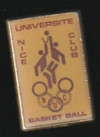 76633- Pin's-.Nice Université Club.Basketball. - Basketball