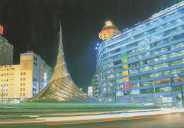 Nagoya Station At Night Amazing Illuminations Japan Postcard - Nagoya