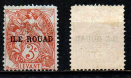 FRANCIA - ILE ROUAD - 1916 - ALLEGORIA TIPO "BLANC" - 3 C. - SENZA GOMMA - Unused Stamps