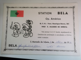 Portugal Diploma, Station Bêla, S. Mamede De Infesta 1982 - Briefe U. Dokumente