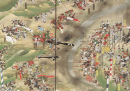 Medieval Battle Of Nagashino Nagoya Museum Japan Painting Postcard - Nagoya