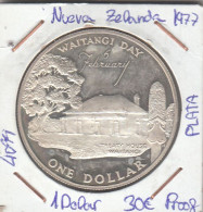 E4099 MONEDA NUEVA ZELANDA 1 DOLAR 1977 PLATA PROOF - New Zealand