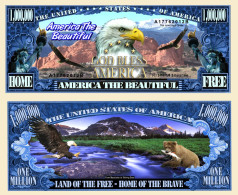USA - FANTASY NOTE -  AMERICA  THE  BEAUTIFUL ( TJ6)  - UNC - Other & Unclassified
