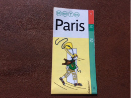 PLAN RATP Paris  M RER T BUS  Ànnee 2002  DISNEYLAND Resort Paris  MICKEY - Europa