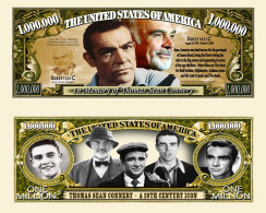 USA - FANTASY NOTE - IN  MEMORY  OF  SEAN  CONNERY - UNC - Andere & Zonder Classificatie