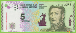 Voyo ARGENTINA 5 Pesos ND(2015) P359 B415a EC813b B UNC - Argentine