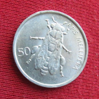 Slovenia 50 Stotinov 1995 KM# 3 Lt 977 *VT Eslovenia Slovenija Slovenie - Slowenien