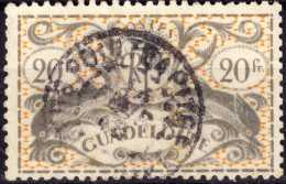 GUADELOUPE - 194? - TàD "POINTE A PITRE" Sur Yv.196 20fr Gris-brun & Orange - TB - Usados